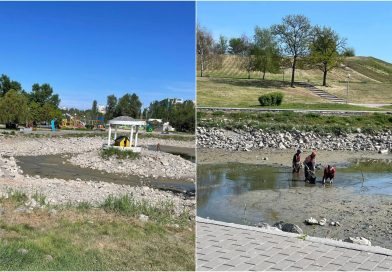 У Запоріжжі наповнити знову водойми у парку біля каскаду фонтанів «Райдуга» неможливо через обміління Дніпра