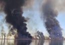 У Краснодарському краї РФ чотири дні горять плавні
